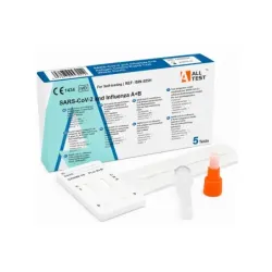 Accudoctor Test Rápido Combinado de Antígenos SARS-CoV-2 e Influenza A+B (Hisopo Nasal), 5 pruebas