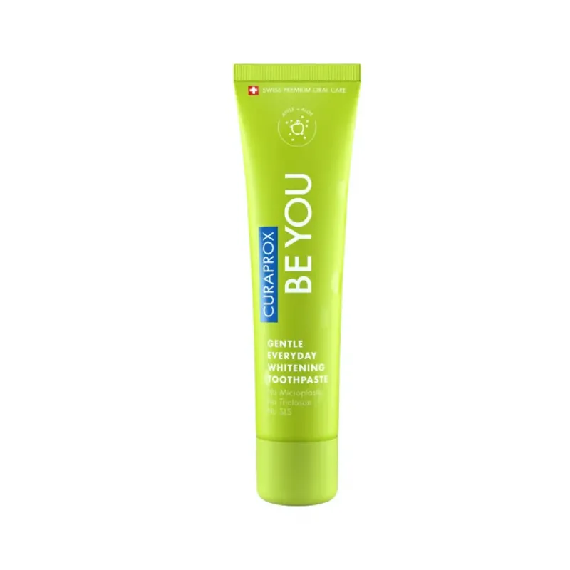 Curaprox Be You Pasta Dental Blanqueadora Apple + Aloe 60 ml | Farmacia Barata Curaprox Be You Pasta Dental Blanqueadora Apple + Aloe 60 ml | Farmacia Barata