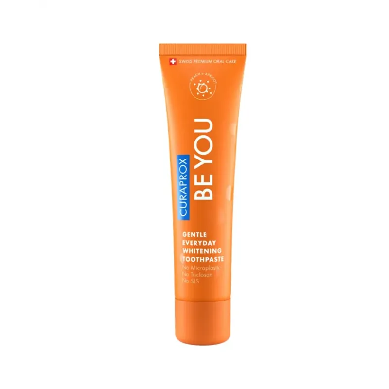 Curaprox Be You Pasta Dental Blanqueadora Peach + Apricot 60 ml | Farmacia Barata