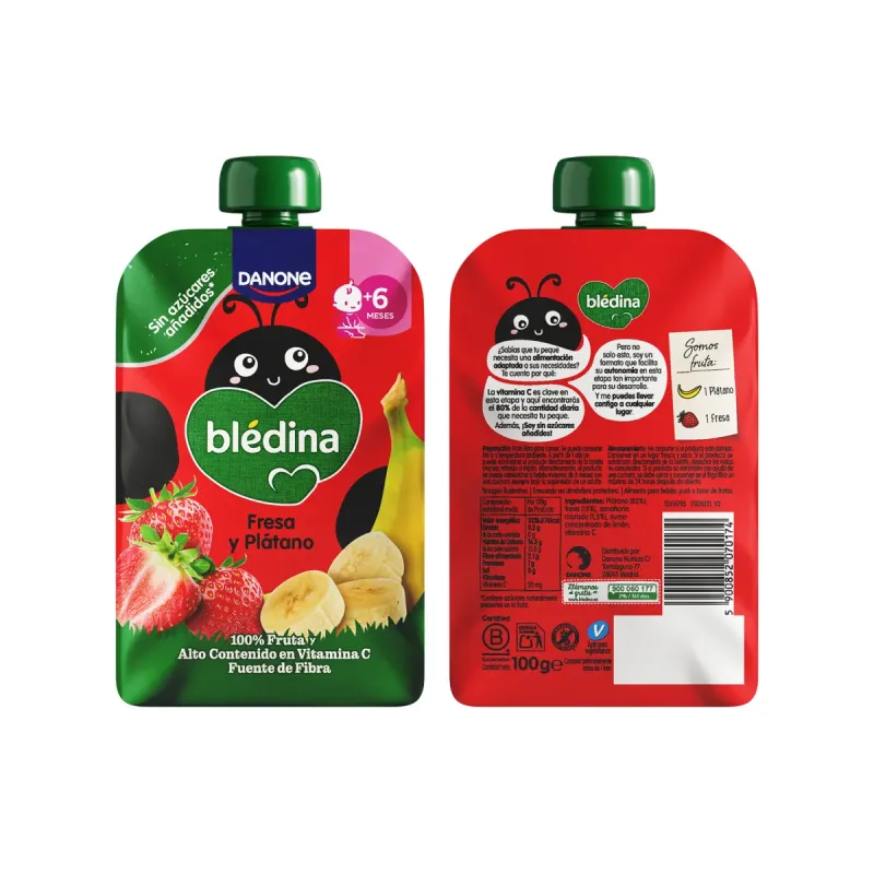 Bledina Pouch Fresa y Plátano | Farmacia Barata Bledina Pouch Fresa y Plátano | Farmacia Barata