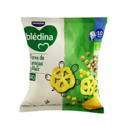 Bledina Bio Snack Flores de Lentejas y Maiz, 20 g
