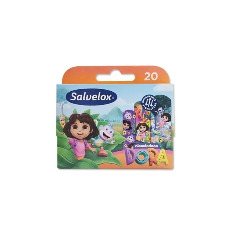 Salvelox Apósito Adhesivo Dora 20 Tiras | Farmacia Barata Salvelox Apósito Adhesivo Dora 20 Tiras | Farmacia Barata
