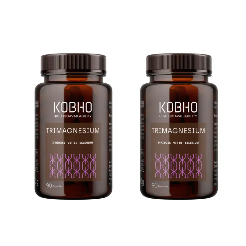 Kobho Trimagnesium Duplo 2x90 cápsulas | Farmacia Barata Kobho Trimagnesium Duplo 2x90 cápsulas | Farmacia Barata