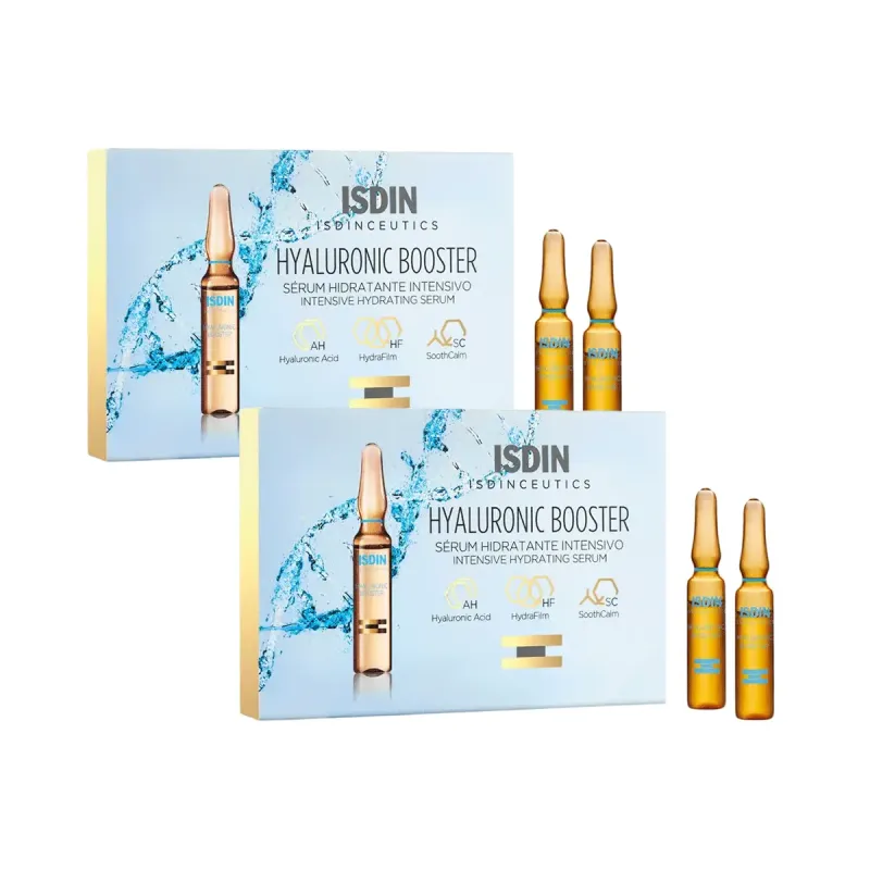 Isdin Hyaluronic Booster Sérum Duplo 2x10 Ampollas | Farmacia Barata Isdin Hyaluronic Booster Sérum Duplo 2x10 Ampollas | Farmacia Barata