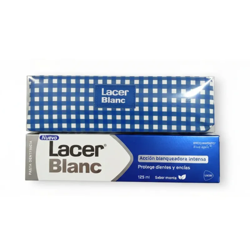 Lacer Blanc Pasta de Dientes Menta, 125 ml + Regalo Estuche | Farmacia Barata Lacer Blanc Pasta de Dientes Menta, 125 ml + Regalo Estuche | Farmacia Barata