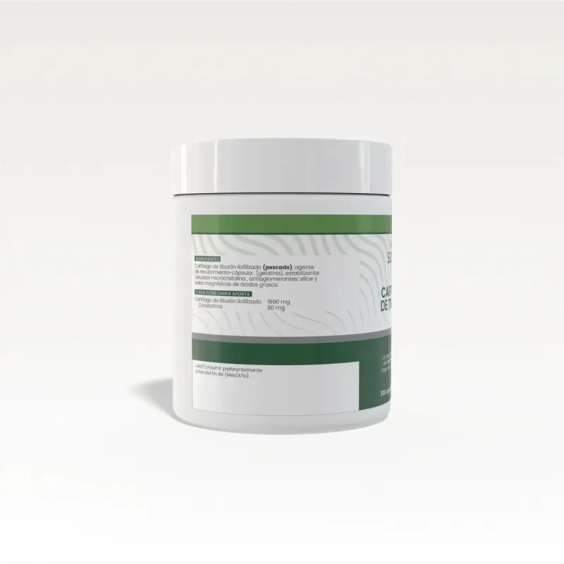 Cartílago de tiburón  870 mg 300 caps. Sotya | Farmacia Barata