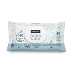 Suavinex Toallitas Aqua Ultrasensitive, 60 toallitas