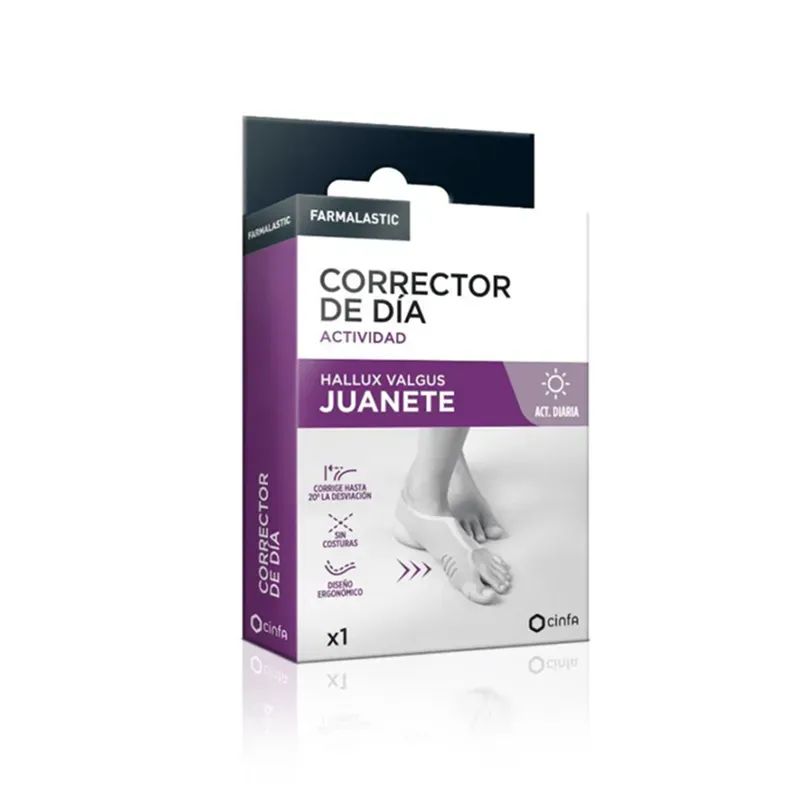 Farmalastic Corrector Juanete Día Pie Izquierdo Talla Mediana | Farmacia Barata