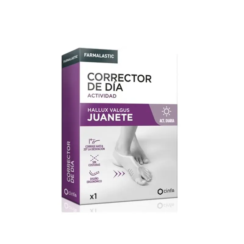 Farmalastic Corrector Juanete Día Pie Derecho Talla Mediana | Farmacia Barata