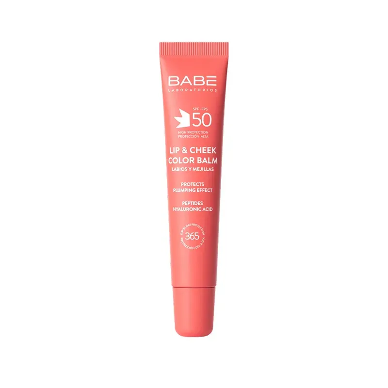 Babé Lip & Cheek Color Balm SPF50 Peach 20 ml | Farmacia Barata Babé Lip & Cheek Color Balm SPF50 Peach 20 ml | Farmacia Barata