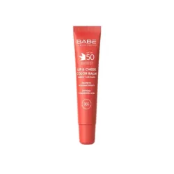 Babe Lip & Cheek Color Balm Spf 50 Color Coral, 20 ml