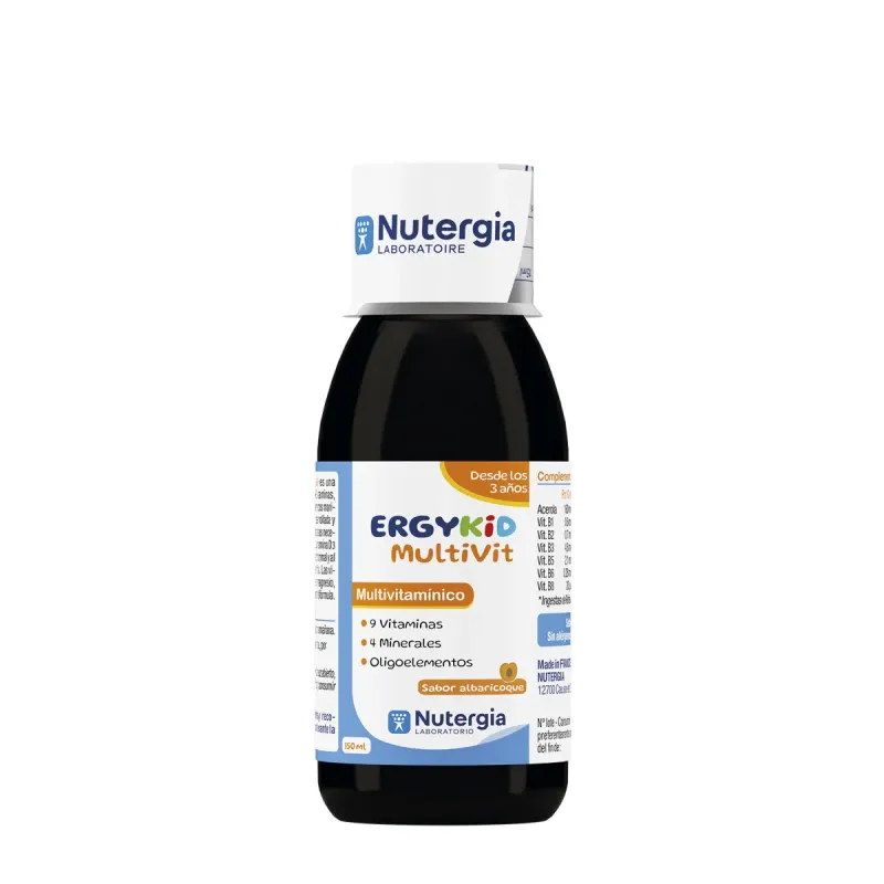 Nutergia Ergykid Multivit, 150 ml | Farmacia Barata Nutergia Ergykid Multivit, 150 ml | Farmacia Barata