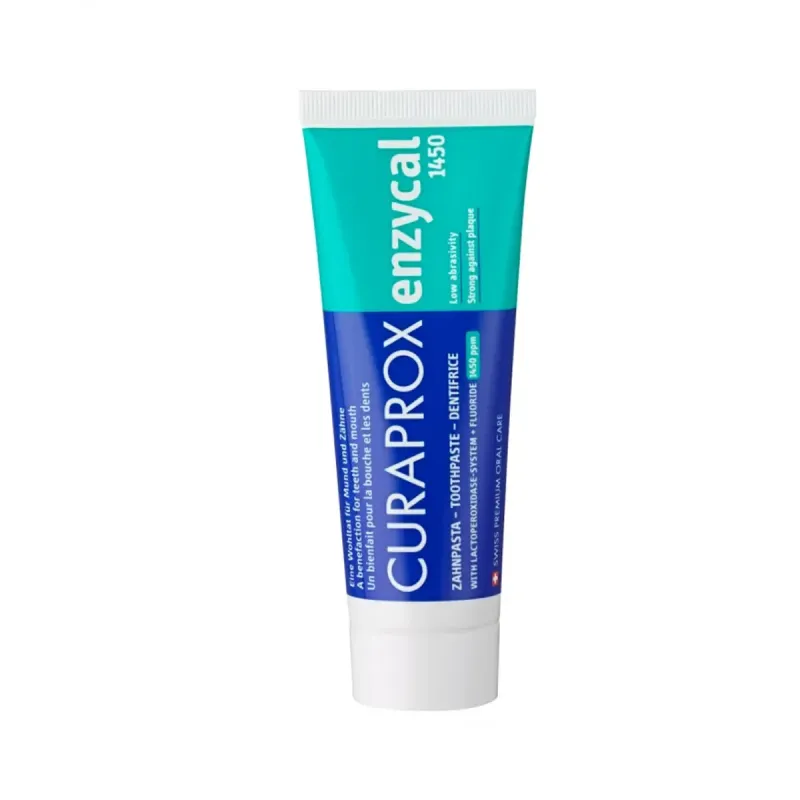 Curaprox Enzycal 1450 Pasta Dental Enzimática 75 ml | Farmacia Barata Curaprox Enzycal 1450 Pasta Dental Enzimática 75 ml | Farmacia Barata