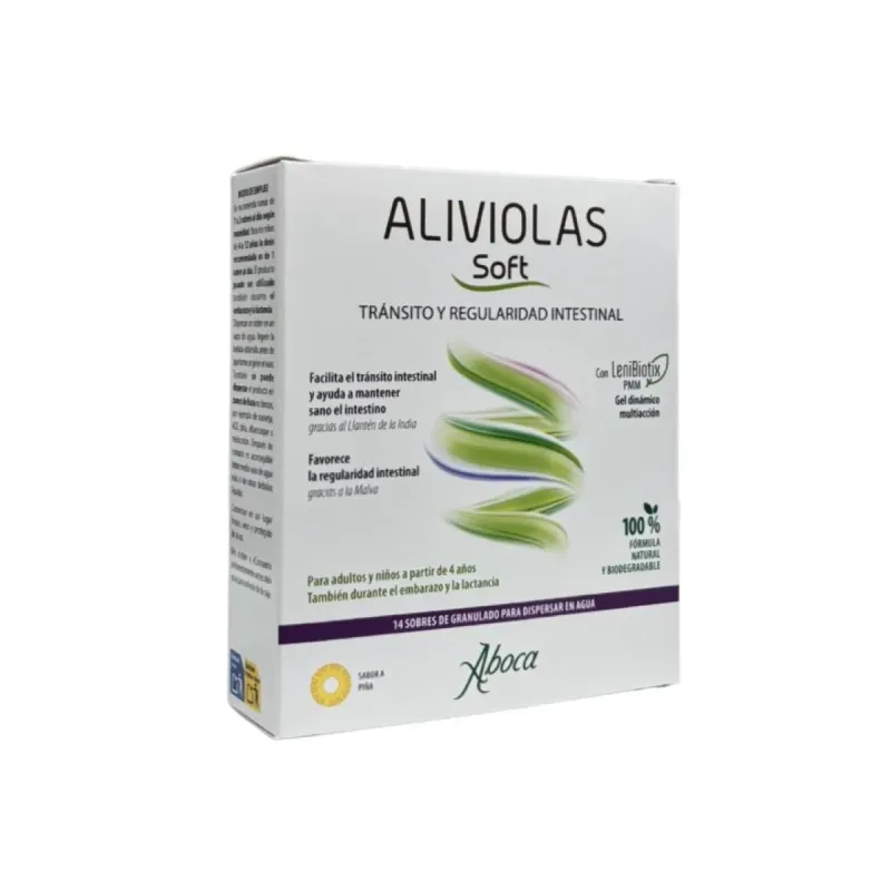 Aboca Aliviolas Soft Sabor Piña, 14 sobres | Farmacia Barata Aboca Aliviolas Soft Sabor Piña, 14 sobres | Farmacia Barata