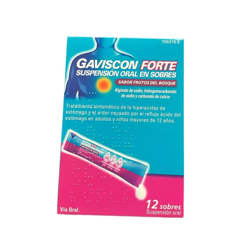 Gaviscon Forte Frutos del Bosque, 12 sobres | Farmacia Barata Gaviscon Forte Frutos del Bosque, 12 sobres | Farmacia Barata