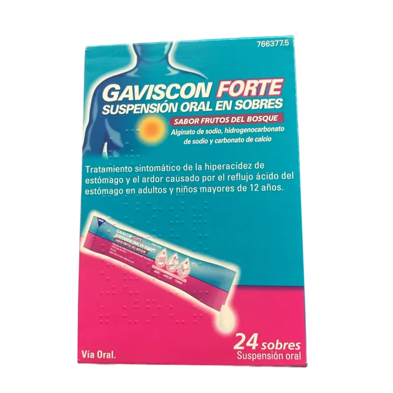 Gaviscon Forte Frutos Del Bosque, 24 Sobres | Farmacia Barata Gaviscon Forte Frutos Del Bosque, 24 Sobres | Farmacia Barata