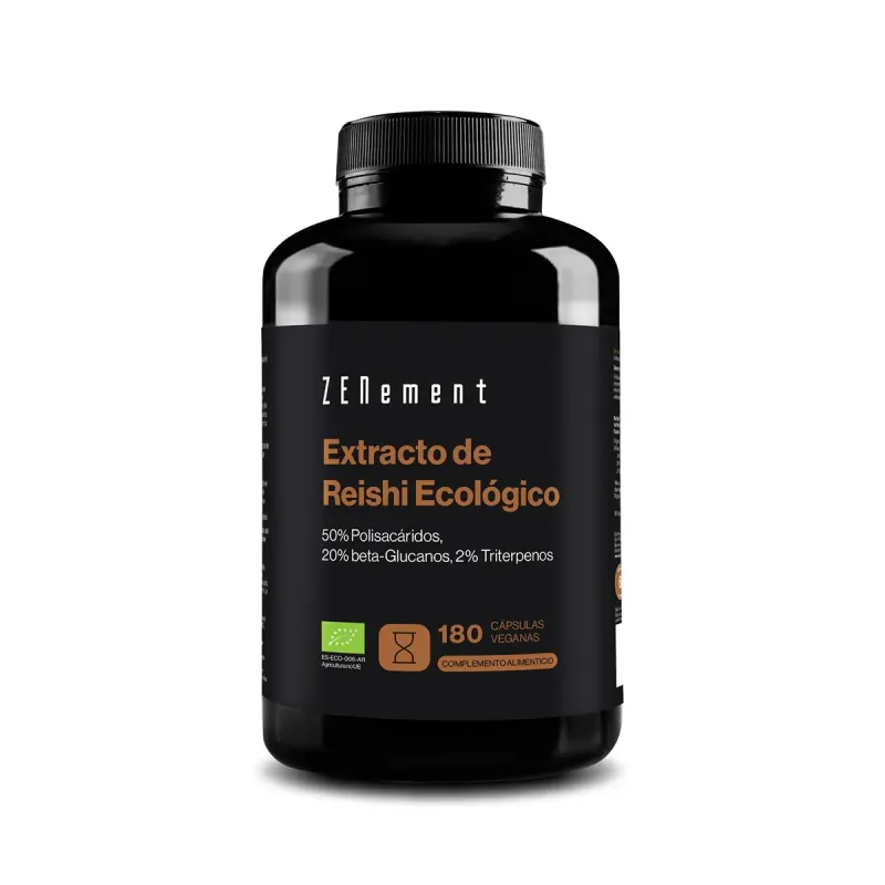 Zenement Extracto de Reishi Ecológico, 180 cápsulas veganas | Farmacia Barata Zenement Extracto de Reishi Ecológico, 180 cápsulas veganas | Farmacia Barata