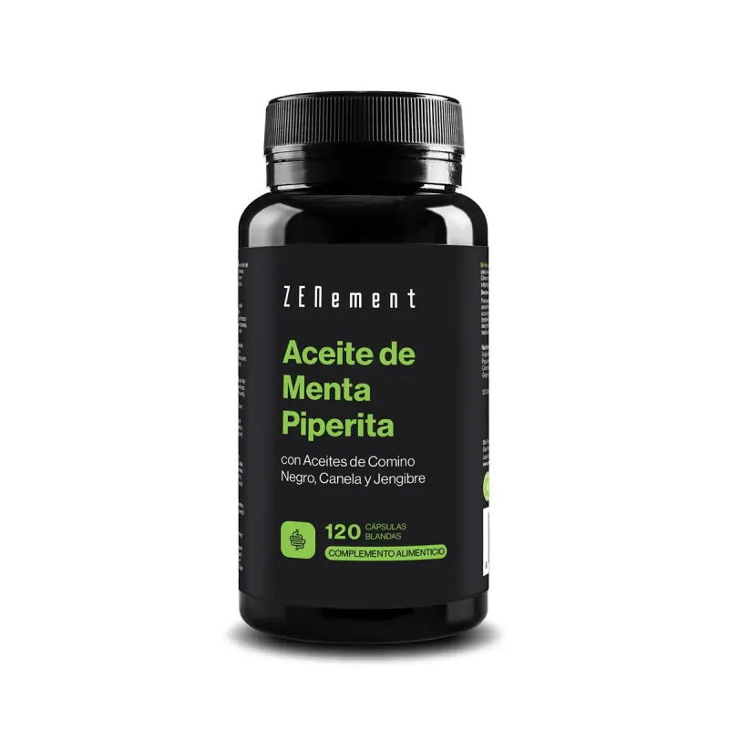 Zenement Aceite de Menta Piperita, 120 cápsulas blandas | Farmacia Barata Zenement Aceite de Menta Piperita, 120 cápsulas blandas | Farmacia Barata