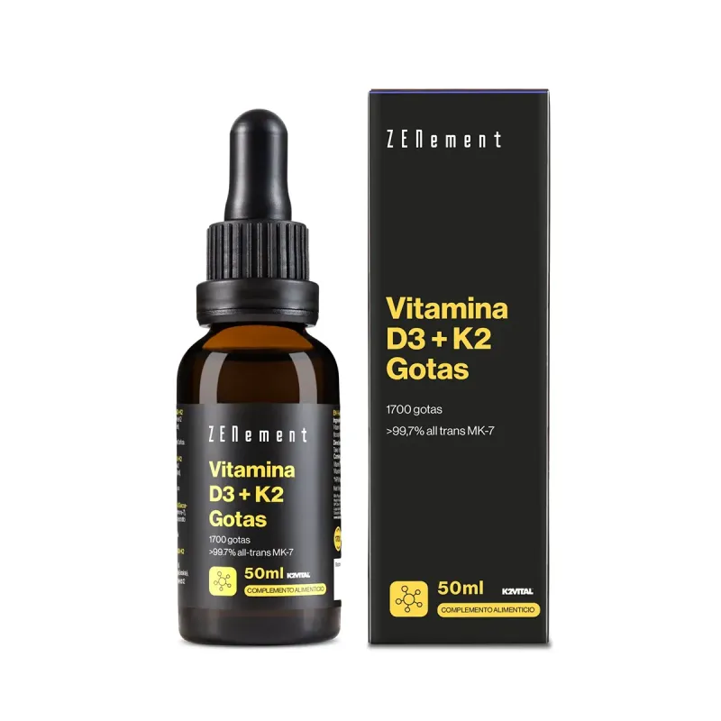 Zenement Vitamina D3 + K2 Gotas, 50 ml | Farmacia Barata