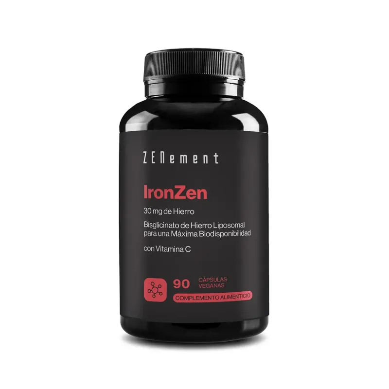 Zenement IronZen con Vitamina C, 90 cápsulas veganas | Farmacia Barata Zenement IronZen con Vitamina C, 90 cápsulas veganas | Farmacia Barata