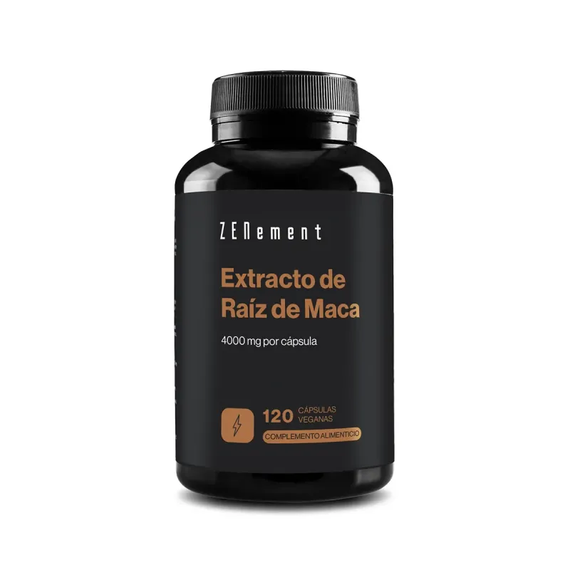 Zenement Extracto de Raíz de Maca, 120 cápsulas veganas | Farmacia Barata