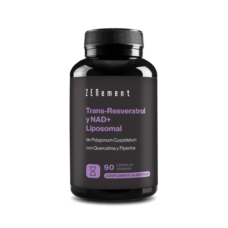 Zenement Trans-Resveratrol y NAD+ Liposomal, 90 cápsulas veganas | Farmacia Barata Zenement Trans-Resveratrol y NAD+ Liposomal, 90 cápsulas veganas | Farmacia Barata