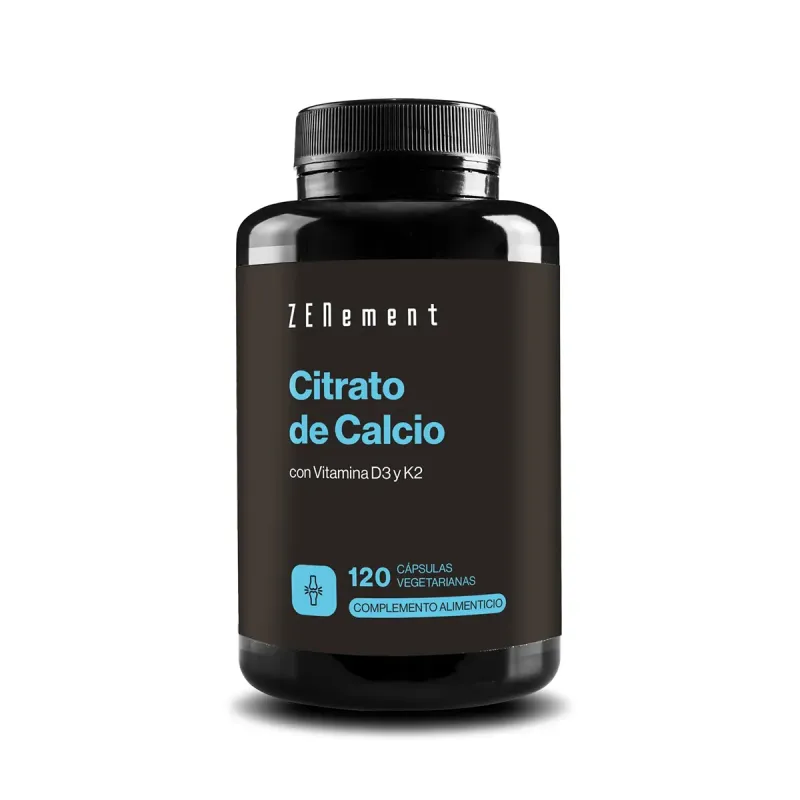 Zenement Citrato de Calcio con Vitamina D3 y K2, 120 cápsulas vegetarianas | Farmacia Barata Zenement Citrato de Calcio con Vitamina D3 y K2, 120 cápsulas vegetarianas | Farmacia Barata
