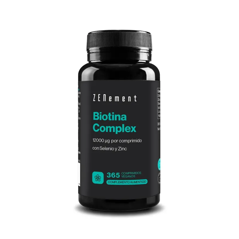 Zenement Biotina Complex con Selenio y Zinc, 365 comprimidos veganos | Farmacia Barata Zenement Biotina Complex con Selenio y Zinc, 365 comprimidos veganos | Farmacia Barata