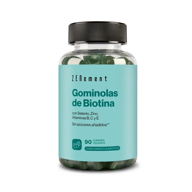 Zenement Gummies de Biotina, 90 gominolas veganas | Farmacia Barata Zenement Gummies de Biotina, 90 gominolas veganas | Farmacia Barata
