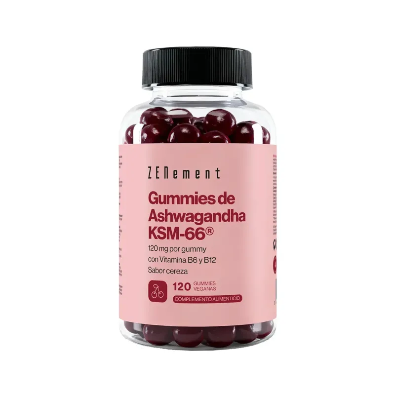 Zenement Gummies de Ashwagandha KSM-66 120 mg, 120 gominolas veganas | Farmacia Barata Zenement Gummies de Ashwagandha KSM-66 120 mg, 120 gominolas veganas | Farmacia Barata