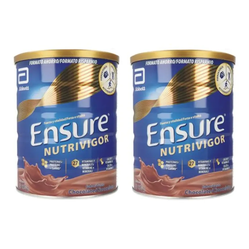 Ensure Nutrivigor Chocolate Duplo 2x850 g | Farmacia Barata Ensure Nutrivigor Chocolate Duplo 2x850 g | Farmacia Barata