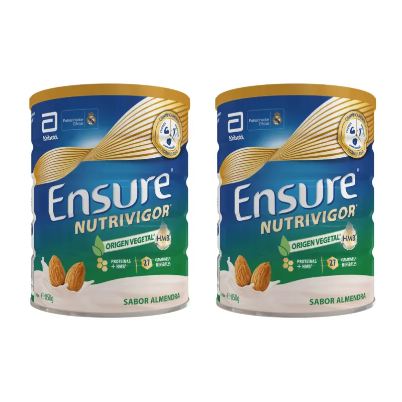 Pack Ensure Nutrivigor Origen Vegetal Duplo, 2x850 g | Farmacia Barata Pack Ensure Nutrivigor Origen Vegetal Duplo, 2x850 g | Farmacia Barata