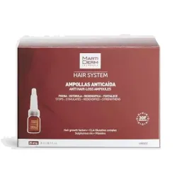 Martiderm Hair System ampollas anticaída, 28 viales
