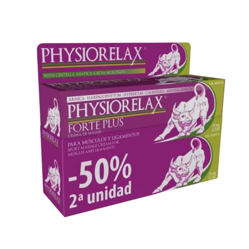Physiorelax Forte Plus Duplo 2x75 ml | Farmacia Barata