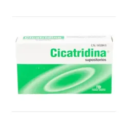 Cicatridina 5 mg, 10 supositorios