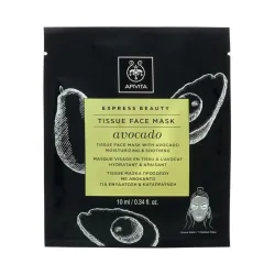 Apivita Express Beauty Tissue Face Mask Aguacate, 10 ml