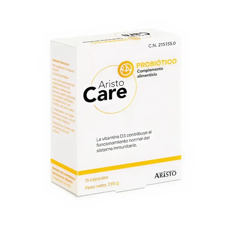 Aristo Care Probiótico 15 cápsulas  | Farmacia Barata