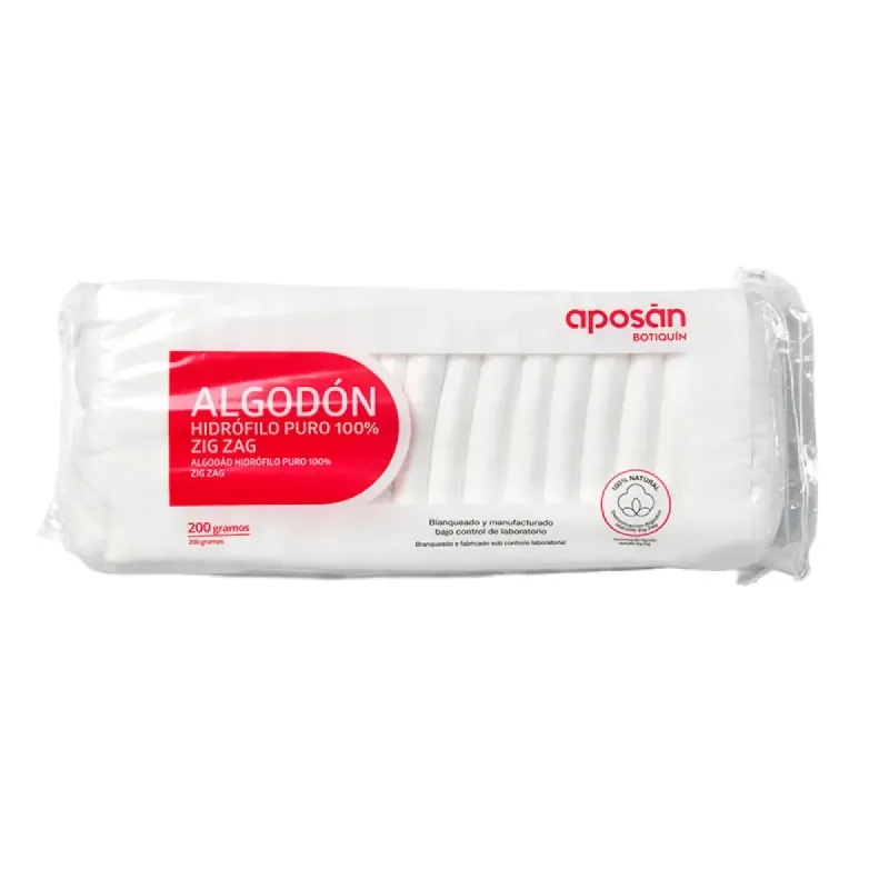 Aposan Algodón Zig-Zag 200 g | Farmacia Barata