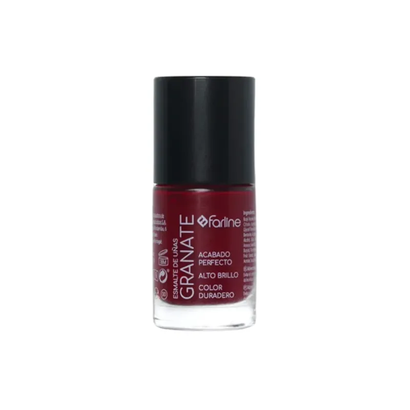 Farline Esmalte Uñas Granate 10 ml | Farmacia Barata