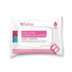 Farline Toallitas Desmaquillantes, 25 unidades