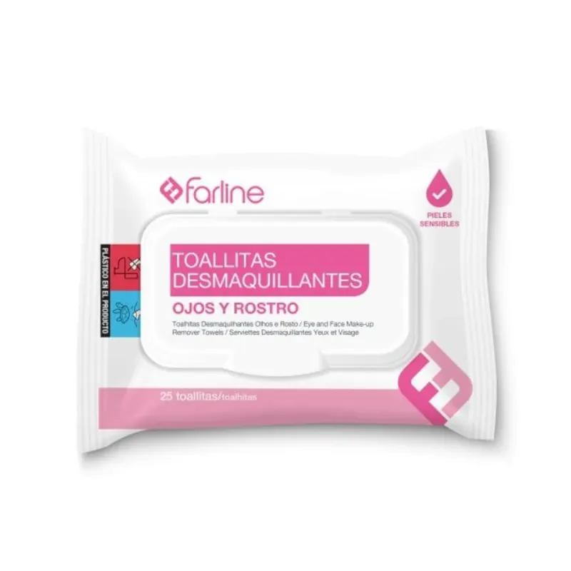 Farline Toallitas Desmaquillantes 25 unidades | Farmacia Barata Farline Toallitas Desmaquillantes 25 unidades | Farmacia Barata