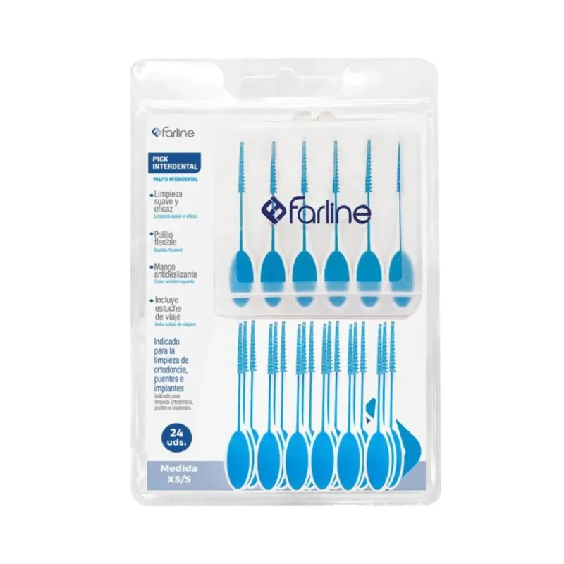Farline Pick Interdental 24 unidades | Farmacia Barata Farline Pick Interdental 24 unidades | Farmacia Barata