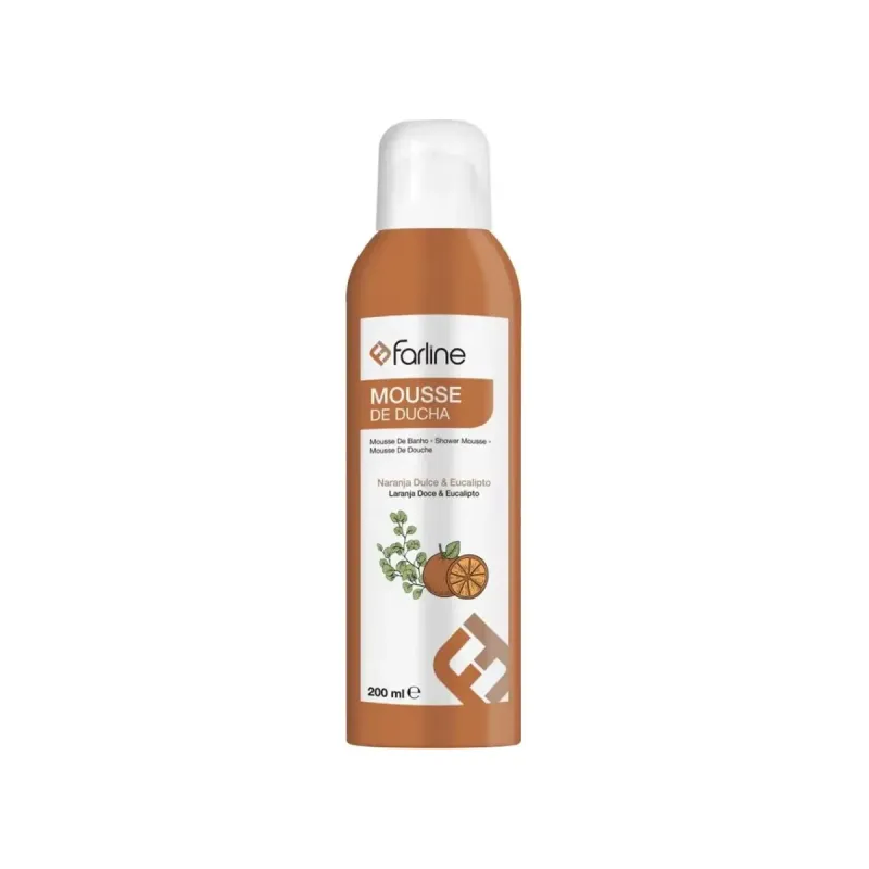 Farline Mousse Corporal Naranja y Eucalipto 200 ml | Farmacia Barata
