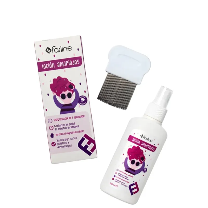 Farline Loción Antipiojos 100 ml | Farmacia Barata Farline Loción Antipiojos 100 ml | Farmacia Barata