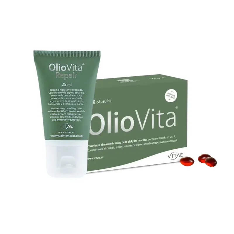 Pack Vitae Oliovita, 150 cápsulas+ Oliovita Repair, 25 ml | Farmacia Barata Pack Vitae Oliovita, 150 cápsulas+ Oliovita Repair, 25 ml | Farmacia Barata