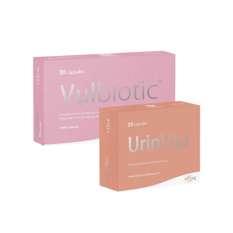 Pack Vitae Vulbiotic + UrinVita 30 cápsulas | Farmacia Barata Pack Vitae Vulbiotic + UrinVita 30 cápsulas | Farmacia Barata