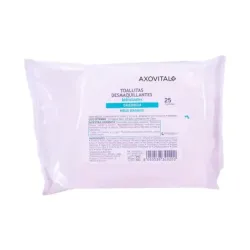 Axovital Toallitas Desmaquillantes Hidratantes, 25 unidades
