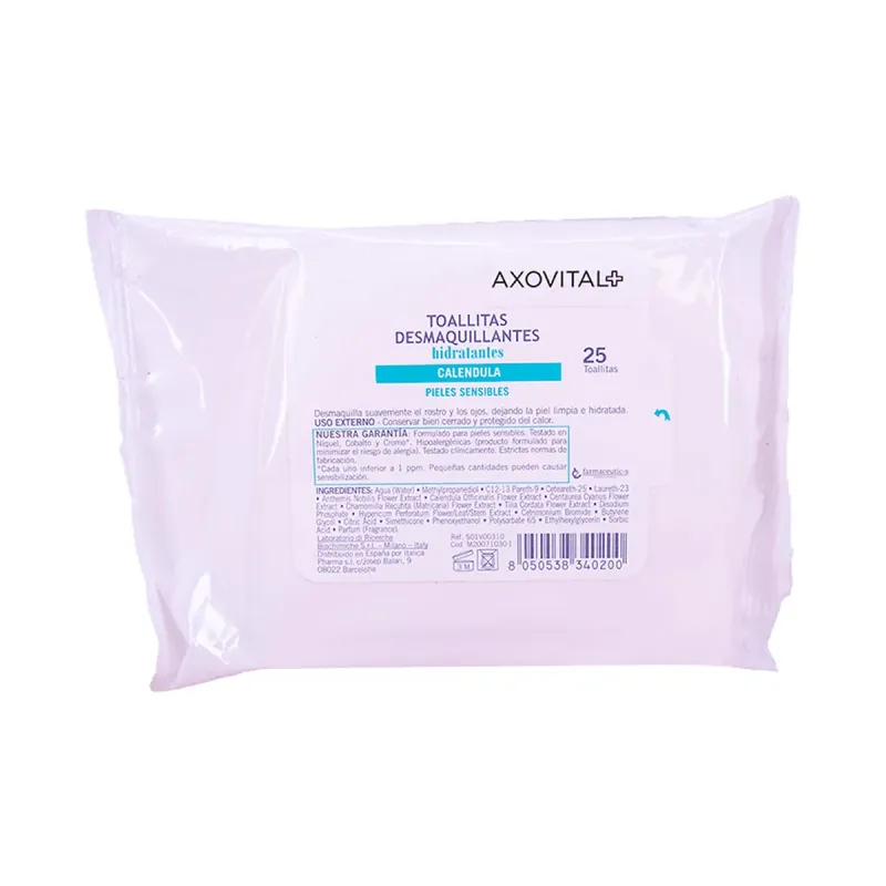 Axovital Toallitas Desmaquillantes Hidratantes | Farmacia Barata Axovital Toallitas Desmaquillantes Hidratantes | Farmacia Barata
