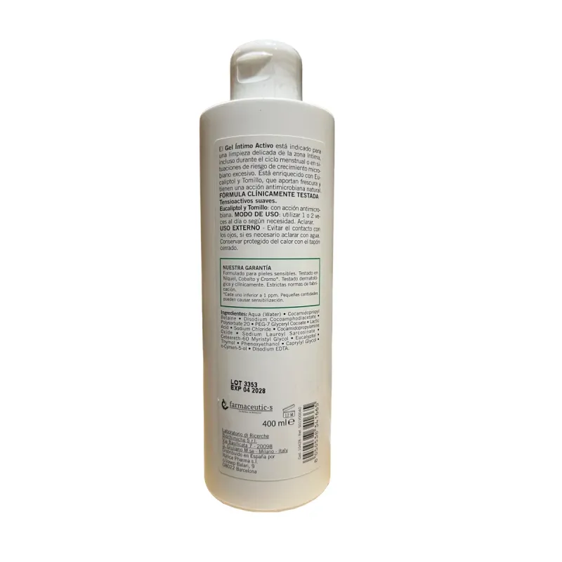 Axovital Gel Íntimo Activo pH 4.0 400 ml | Farmacia Barata Axovital Gel Íntimo Activo pH 4.0 400 ml | Farmacia Barata