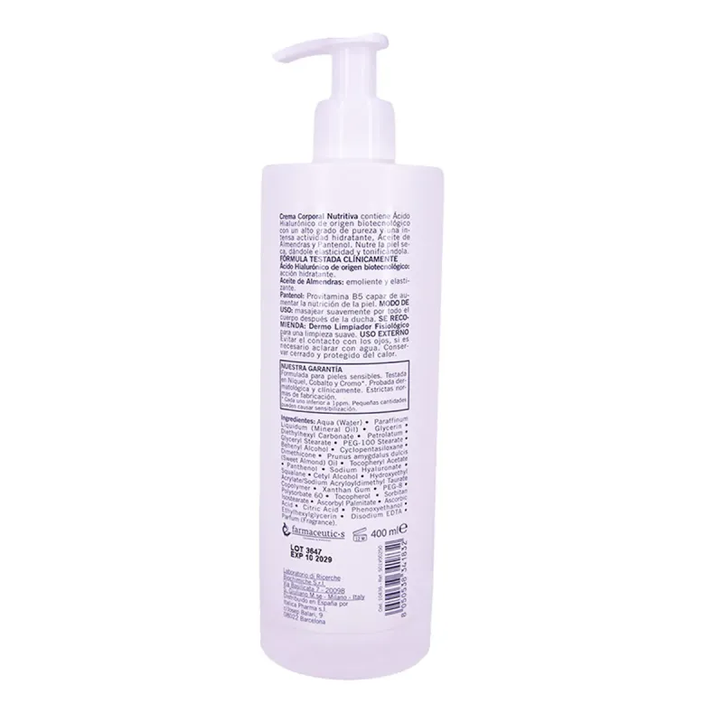 Axovital Crema Corporal Nutritiva 400 ml | Farmacia Barata Axovital Crema Corporal Nutritiva 400 ml | Farmacia Barata